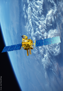 Illustration du satellite Megha-tropiques - © CNES/PHOTON/REGY Michel, 2011